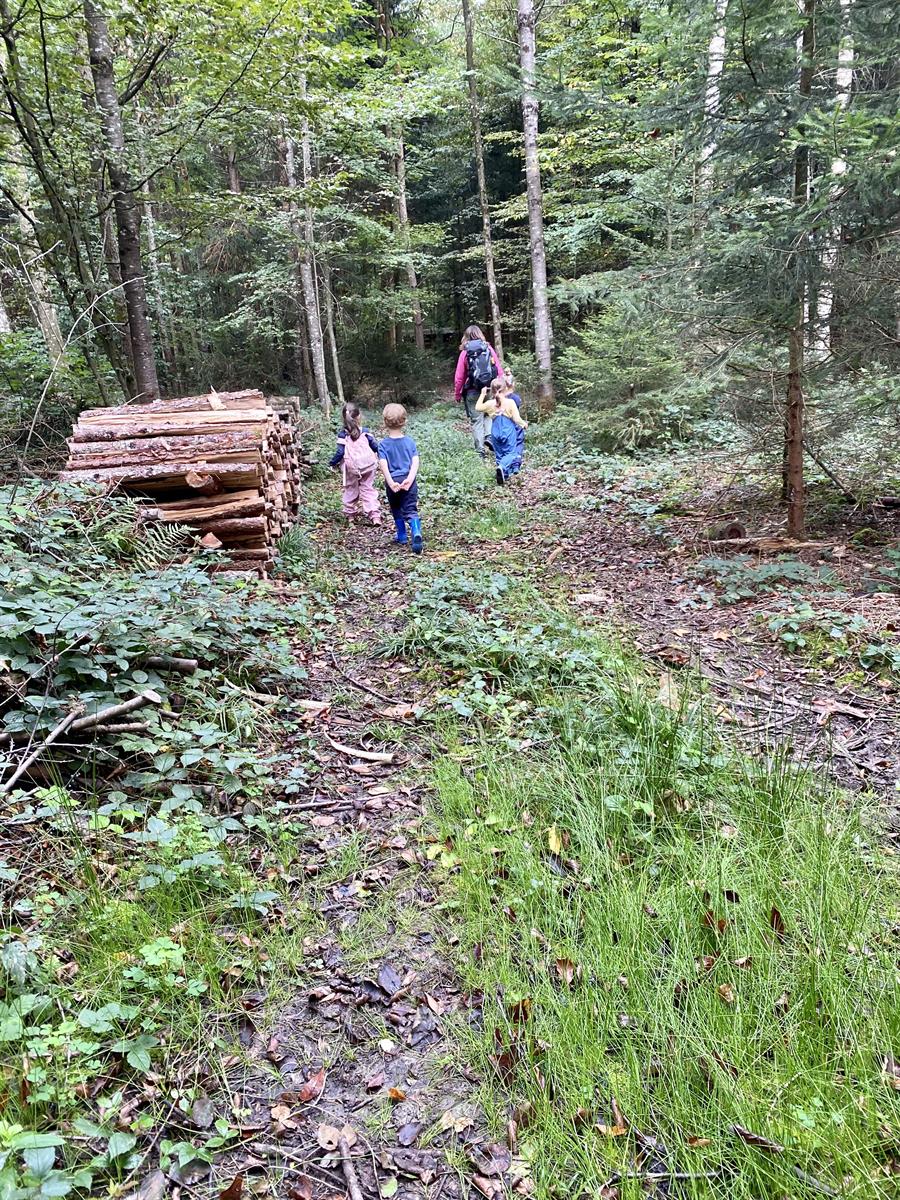 Bild 4: Waldspielgruppe in Oberhasli (Gemeinde Niederhasli)