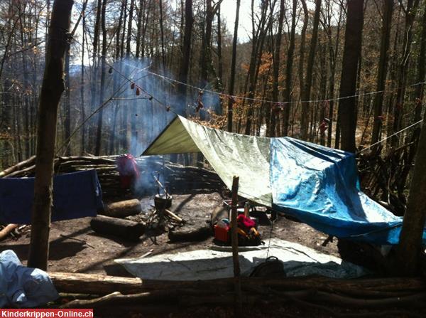 Bild 3: Waldkita Chindertroum, Kinderbetreuung in der Natur in Bern Weissenstein