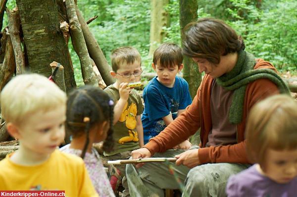 Bild 5: Waldkita Chindertroum, Kinderbetreuung in der Natur in Bern Weissenstein