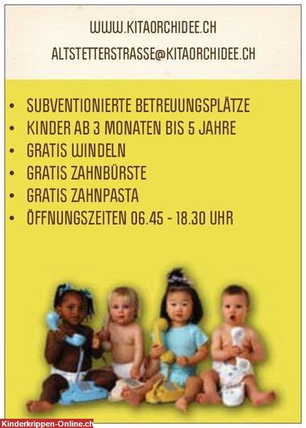 Bild 3: Kita Orchidee, Kinderbetreuungsplätze in Stadt Zürich-Altstetten