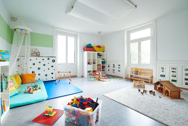 Bild 4: GFZ Kita 9, Kindertagesstätte nahe Gemeinschaftszentren mit Tierhaltung
