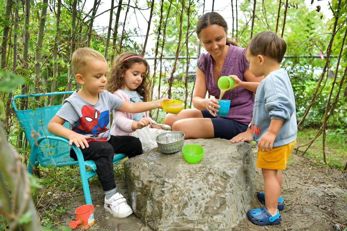 Bild 2: KiBiZ Kita Lorze, Kinderbetreuung nahe der Lorzenebene Stadt Zug