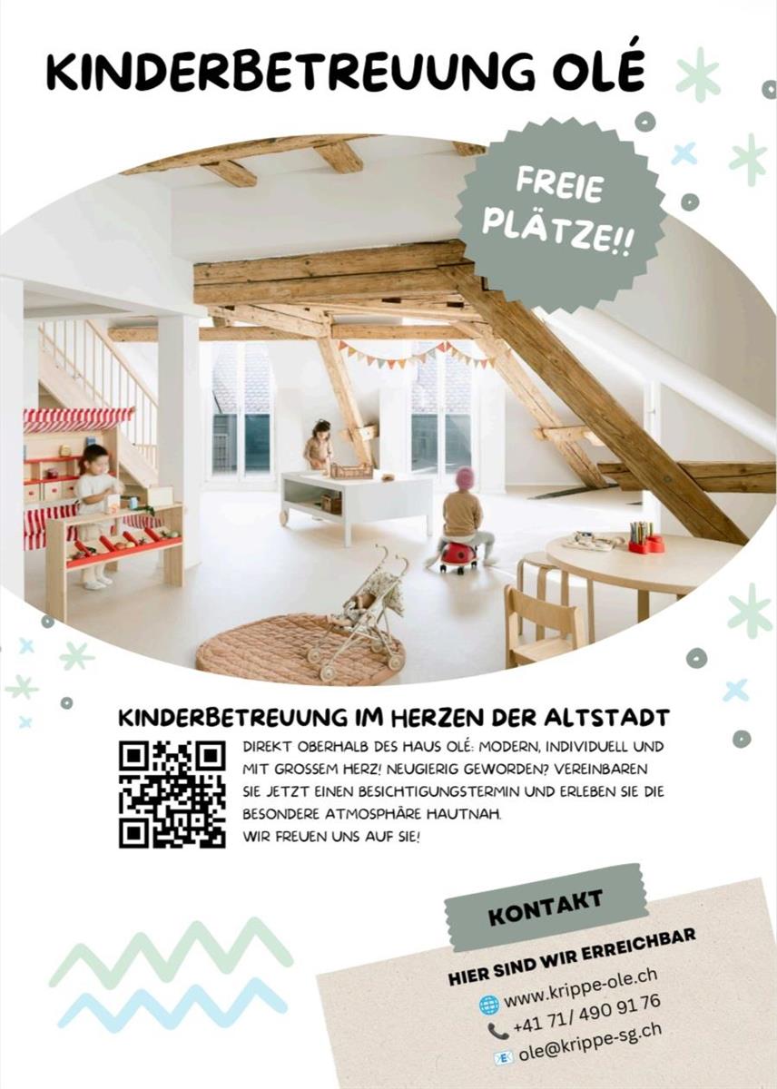 Bild 2: Kinderbetreuung Olé, Stadt St. Gallen