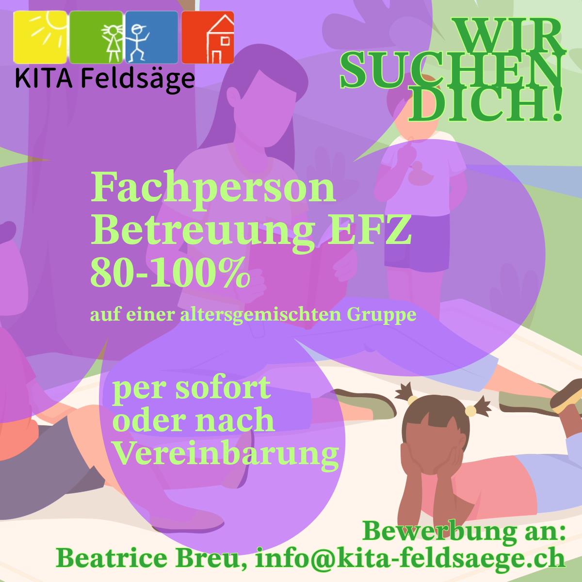 FaBe Kinderbetreuung Stelle in Liestal, 80-100%