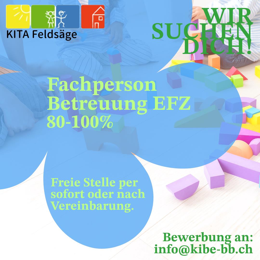 FaBe Stelle für altersgemischte Kindergruppe in Liestal, 80-100%
